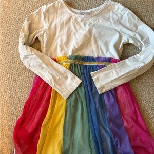Rainbow Long Sleeve Kids dress